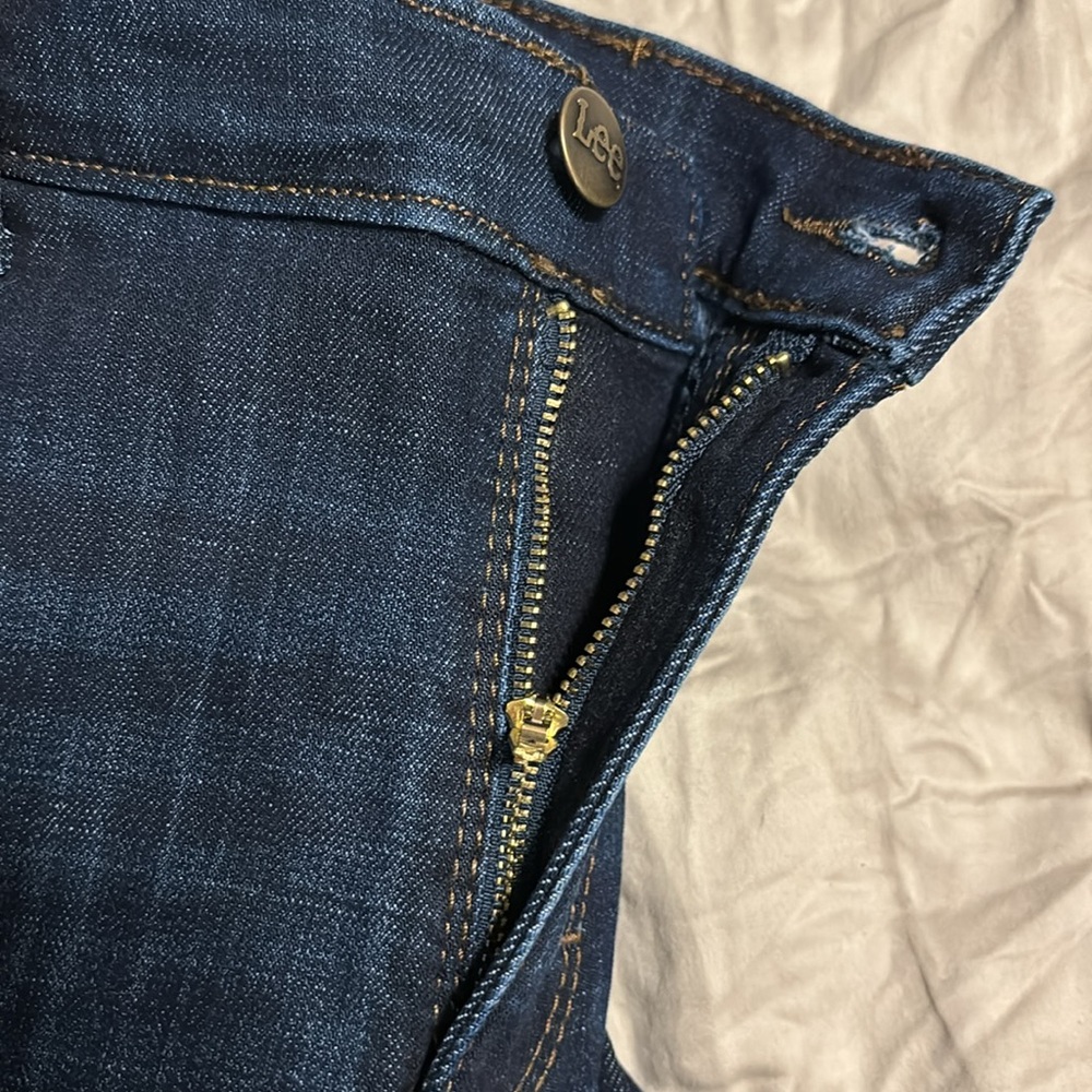 Lee 14 Petite Women denim pant straight leg10305403V 14 S - Picture 10 of 10